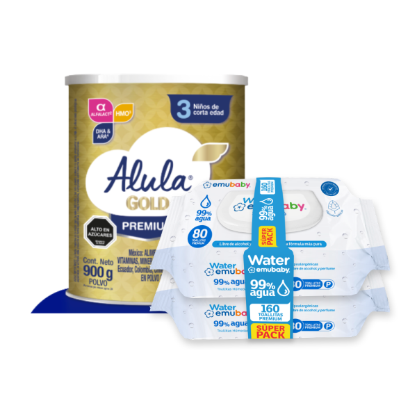 ALULA 3 + REGALO TOALLAS HUMEDAS EMUBABY 2*80